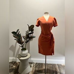 ICI Jacqueline Paris - 100% silk wrap style dress